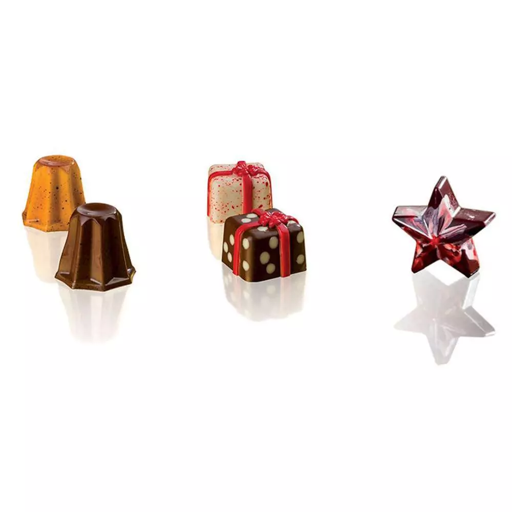 Форма для шоколада поликарбонатная Звезда Martellato MA1984 - Фото 2