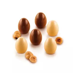 картинка Силіконова форма дял шоколаду Яйце 8 мл Silikomart - SCG058 від магазину BarYton