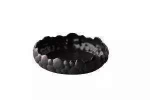 картинка Салатник, тарілка з бортом Studio Raw Bubble curved 1000 мл d20.5Xh5.5 см black - RD18825 від магазину BarYton