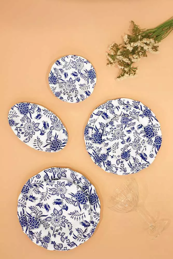 Салатник, миска ID Fine Herba 16 см blue FLY16KS-ID1035 - Фото 4