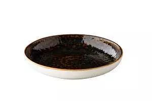 картинка Тарілка глибока Style Point Authentic Jersey 23.5 см brown - QU91030 від магазину BarYton