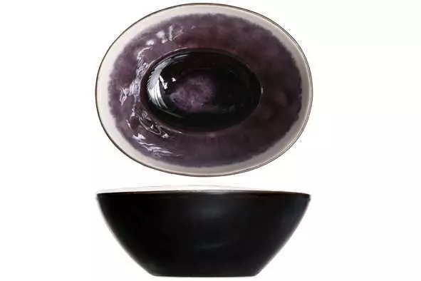 Салатник овальний Cosy&Trendy Laguna viola 10,5Х9ХH4 см - 3260114 - Фото 1