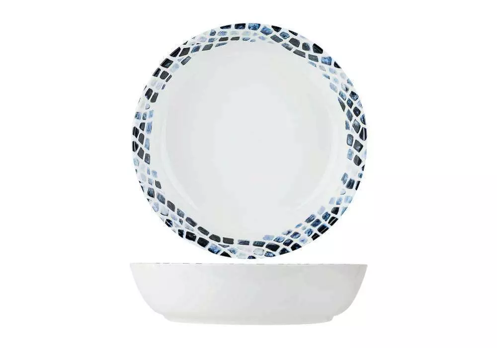 Тарелка глубокая (для пасты) Cosy&Trendy Mosaic Blue D21,5XH5,3 см 2294022