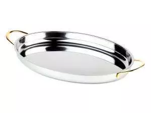 картинка Піднос з ручками APS d26,5X19,5Xh3 см 800 мл - 60270 від магазину BarYton