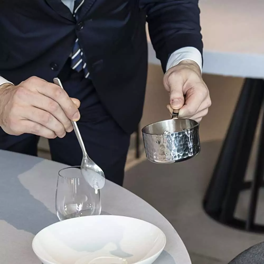 Мини сотейник, соусник  Agnelli d5.4Xh3 см ALUM10505 - Фото 2