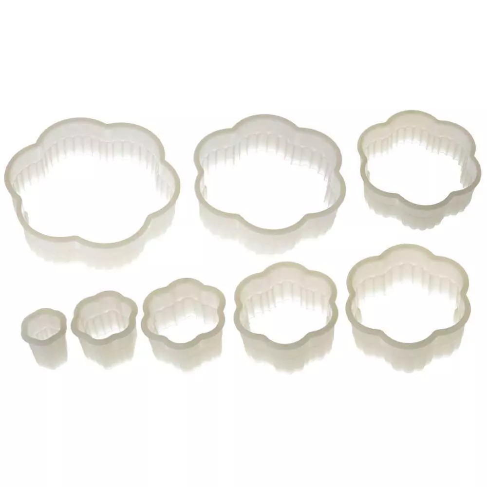 Набор вырубок для теста ЦВЕТЫ 8 шт Silikomart NYLON CUTTER 17