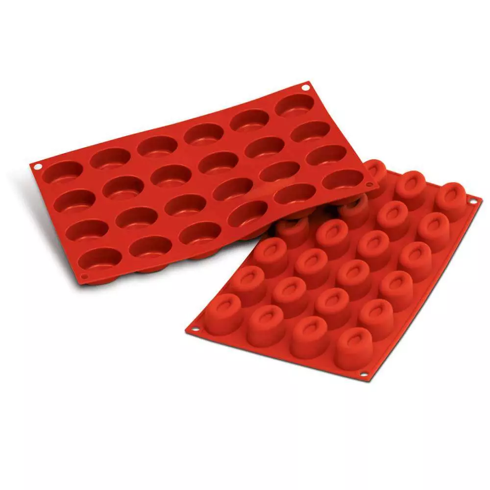 Силиконовая форма для десертов SMALL OVAL SAVARIN Silikomart SF083/C