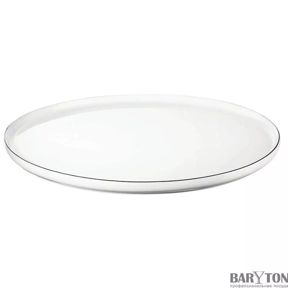 Тарілка мілка з чорним ободком Asa Oco 32см. - 2034113 - Фото 2