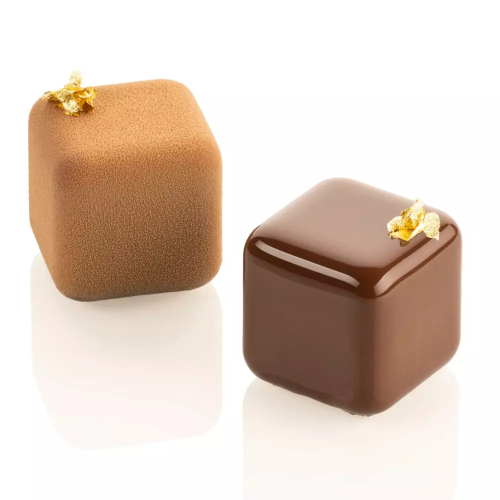 СИликоновая форма для десертов CUBO 3D 85 мл Silikomart CUBO 3D 85 - Фото 1