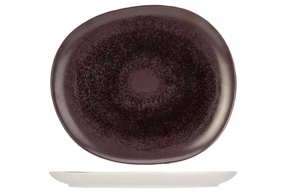 Тарелка овальная Cosy&Trendy Aubergina 27,1X23,3 см баклажанная 7296027