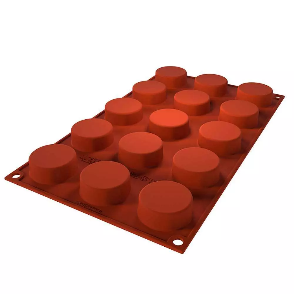Силиконовая форма для десертов MAURESQUE ROUND Silikomart SF378/C - Фото 3