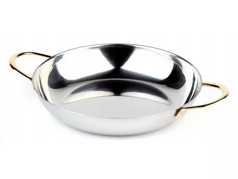 Сковородка сервировочная с ручками APS d28Xh4 см 2 л 61280