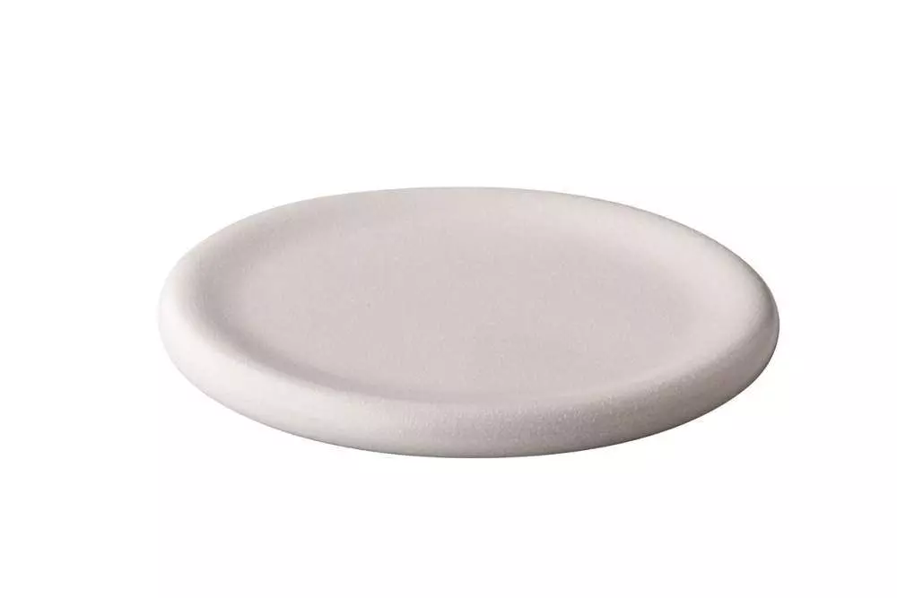 Тарелка мелкая Studio Raw Satin Stone d24.5Xh2.5 см white RD18735
