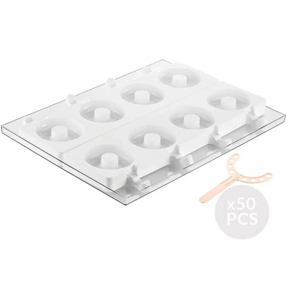 Набор форм для мороженого с подносом DONUTS Silikomart GEL13 DONUTS - Фото 2