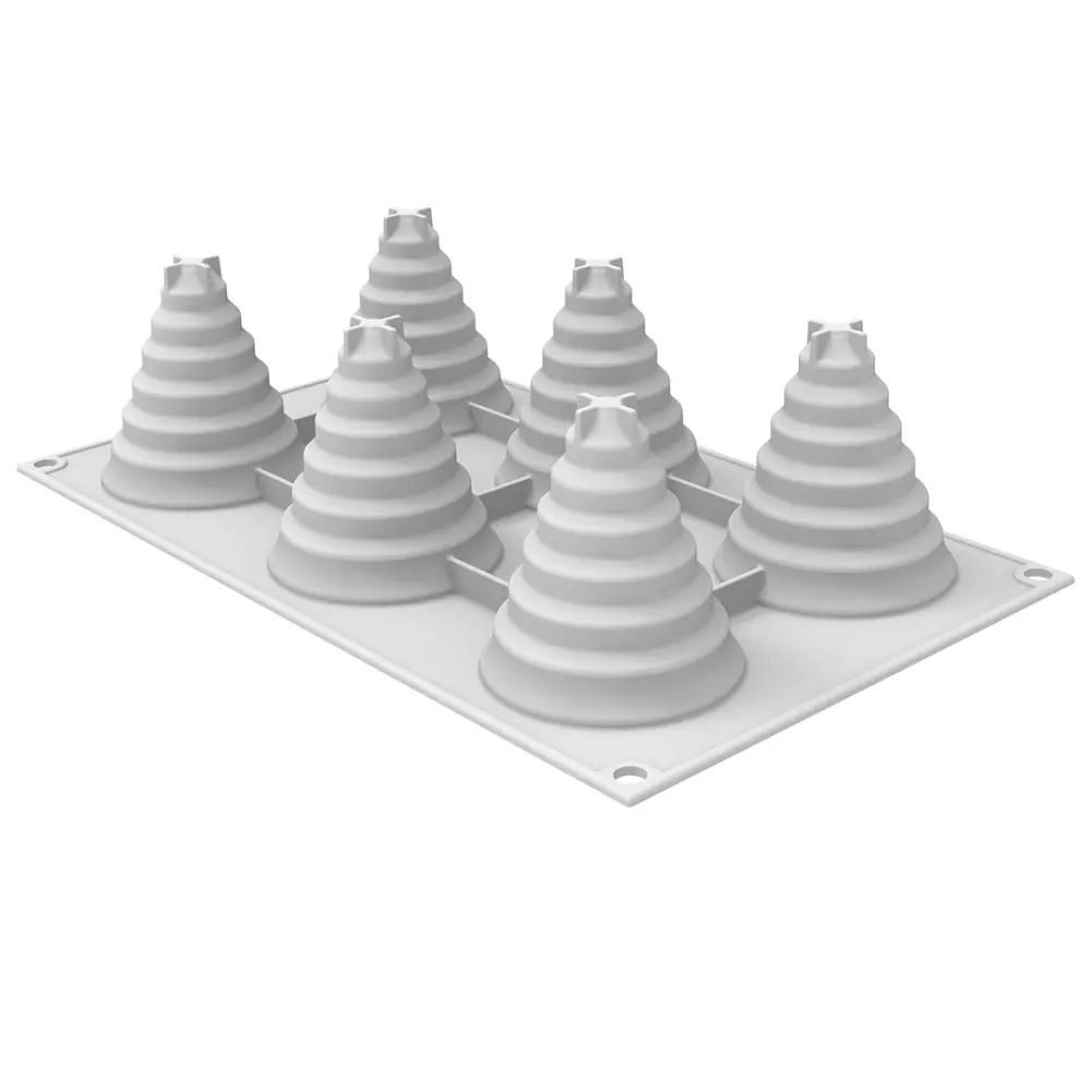 Силиконова форма для десерта Елка 85 мл Silikomart SAPIN MAGIQUE - Фото 2