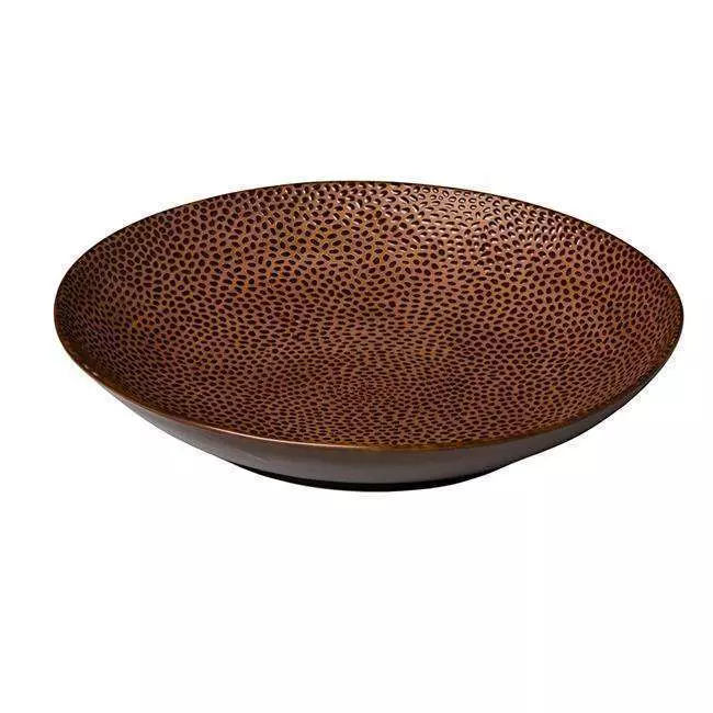 Тарілка глибока, для пасти Fine Dine Honeycomb 25.5 см коричнева - 773215