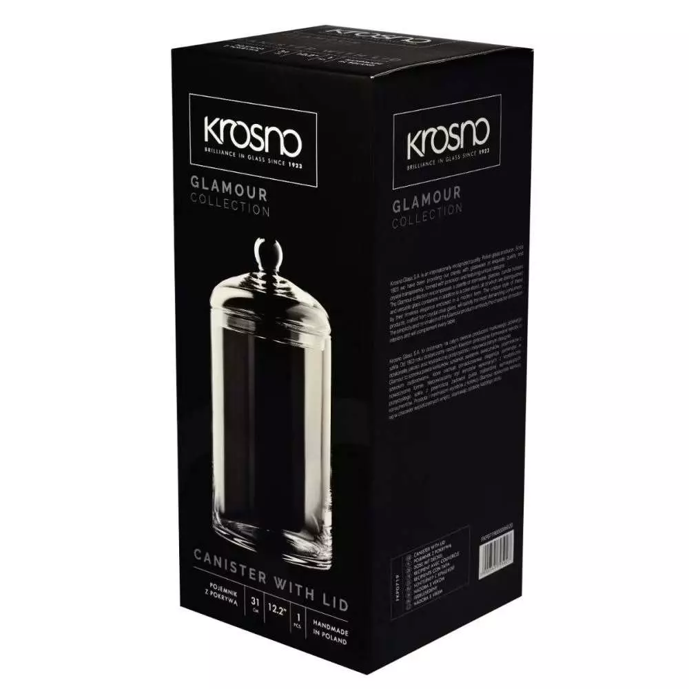 Ємність з кришкою Krosno Glamour 31Х15 см - 5900345795027 - Фото 2