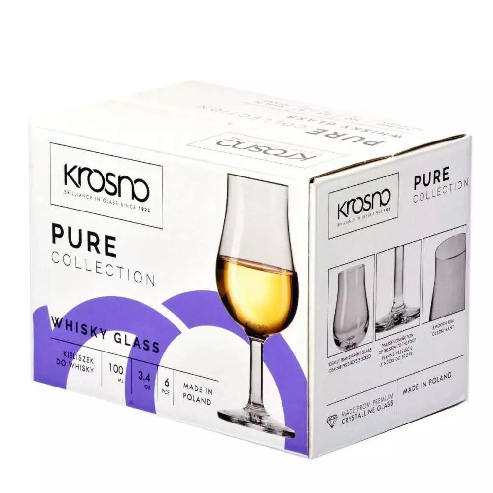 Бокал для виски Krosno Pure 100 мл 5900345789804 - Фото 2