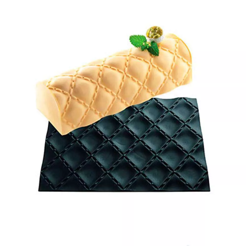 Набор силиконовых форм для торта MATELASSE Silikomart Kit Buche MATELASSE