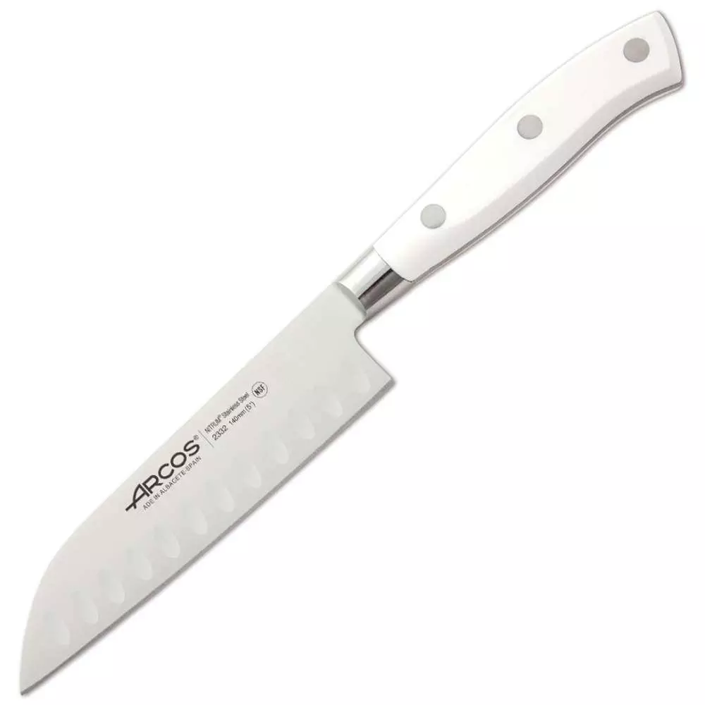 Нож японский Сантоку 140 мм Riviera White Arcos  233224