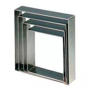 Рамка для выпечки квадратная 20 см, h 4 см Martellato 5H4X20