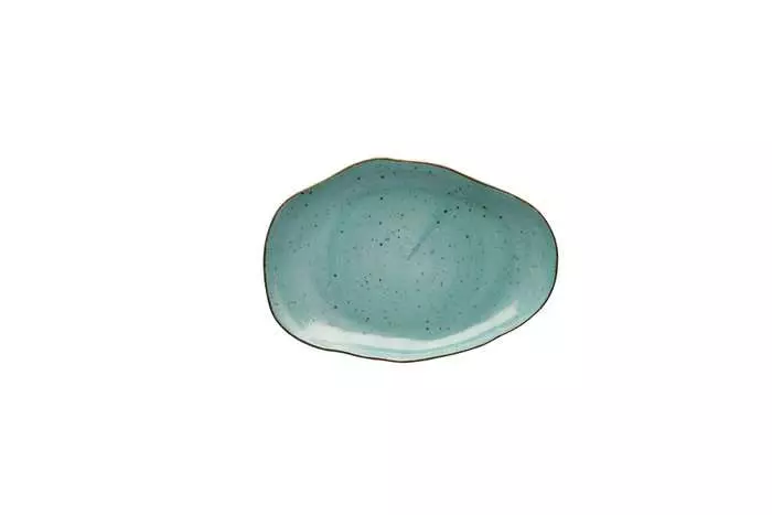 Блюдце Lubiana Stone age decor 12,5 см бірюзове - 4613-6630L