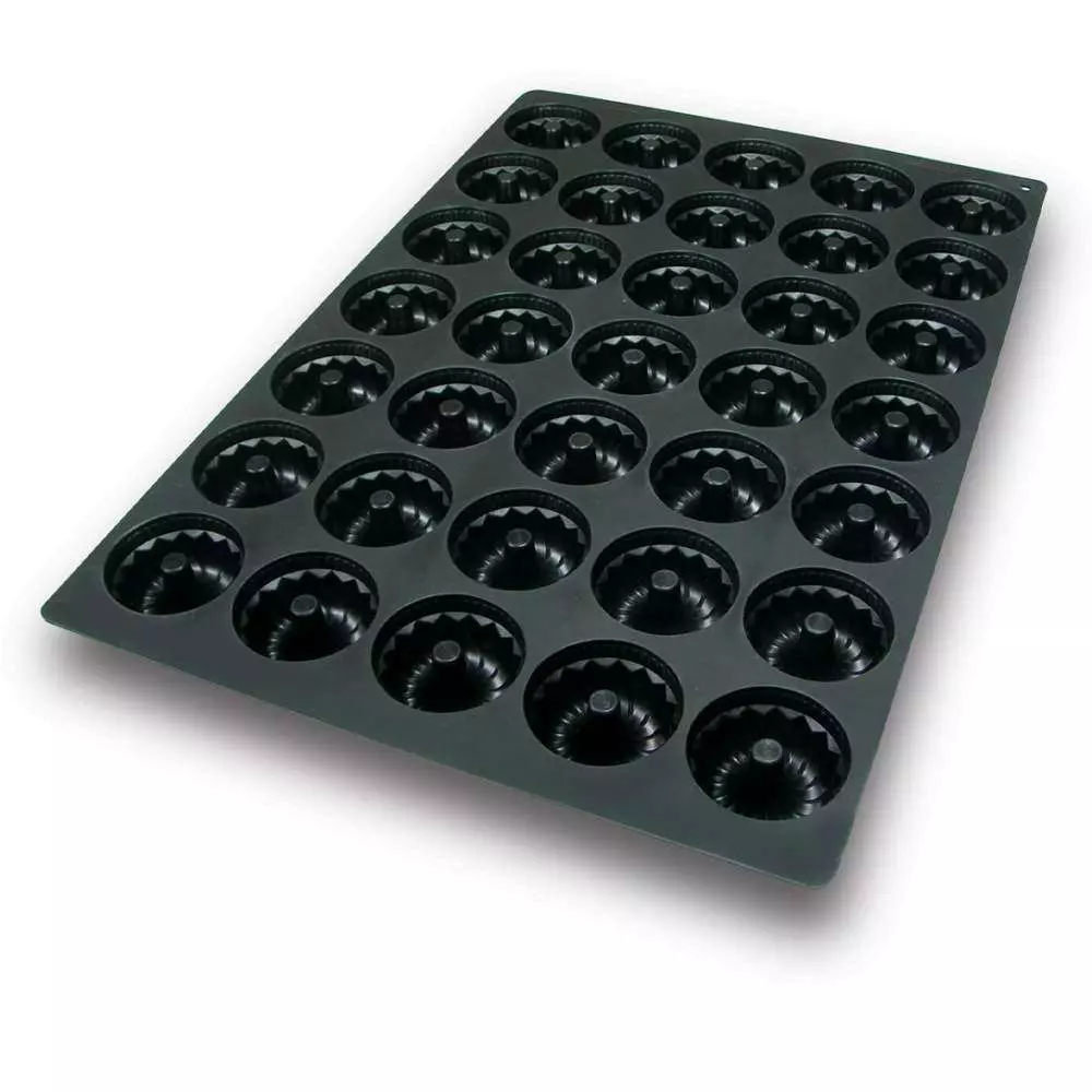 Силиконовая форма для десертов КЕКСЫ d 6 см Silikomart SQ049/YL - Фото 2