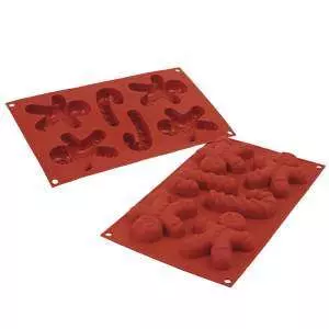 Силиконовая форма для десертов GINGERBREAD MAN Silikomart SF106/C