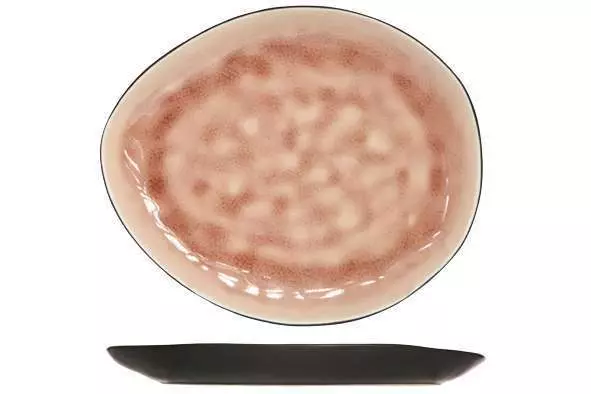 Тарелка овальная Cosy&Trendy Laguna old rose 19,5Х16 см 1690516 - Фото 1