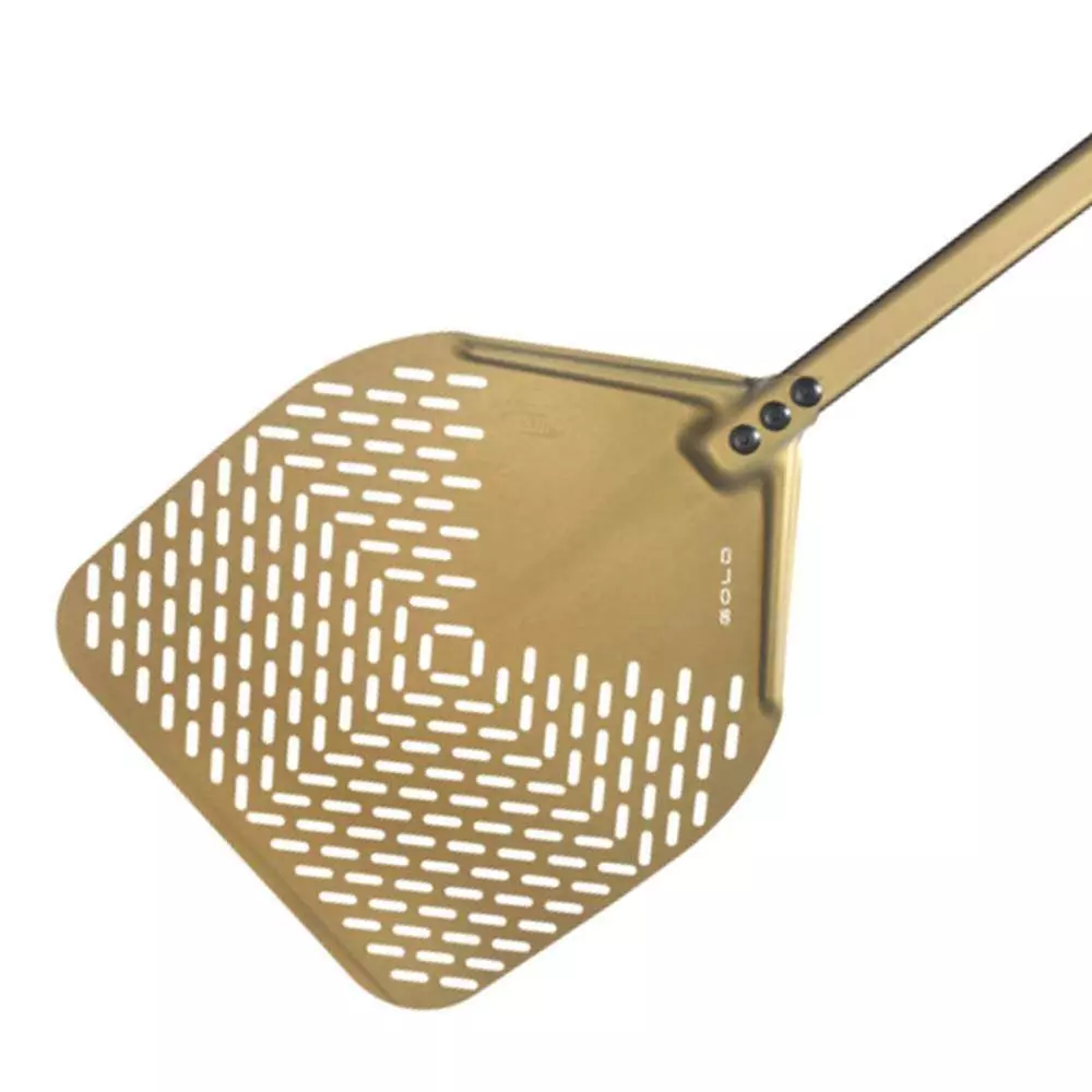 Лопата для пиццы 190 см прямоугольная с перфорацией Gi.Metal G-37RF