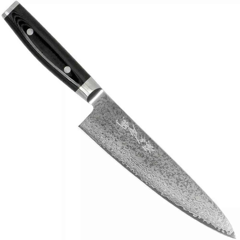Кухарський шеф-ніж 200 мм дамаська сталь, серія RAN PLUS Yaxell 36600