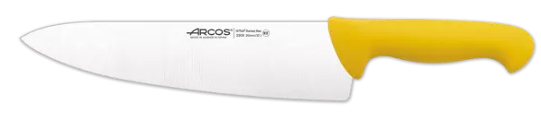 Нож поварской 250 мм "2900" желтый Arcos  290800 - Фото 1