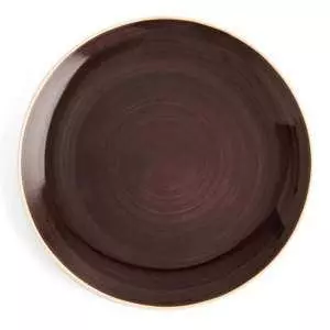 картинка Тарелка Ariane Twister Mokka 24 см rimless AVCARN263011024 от магазина BarYton