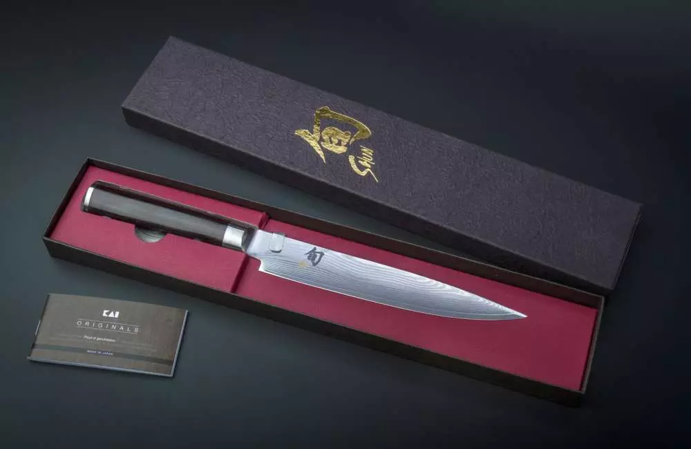 Ніж для тонкої нарізки KAI Shun Classic 18 см slicing - DM-0768 - Фото 3