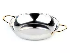 картинка Сковорідка для подачі з ручками APS d28Xh4 см 2 л - 61280 від магазину BarYton