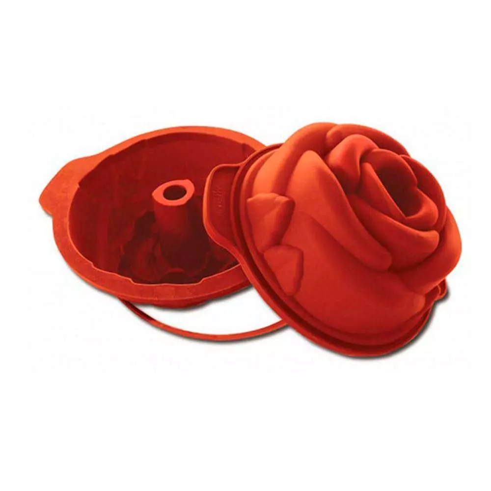 Силиконовая форма для торта MEDIUM ROSE 1300 мл Silikomart SFT315/C