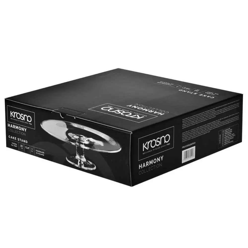 Блюдо для десерта на ножке Krosno Harmony 32 см 5900345795423 - Фото 3