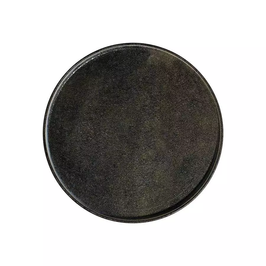 Тарелка мелкая с бортом ID Fine Visto 21 см black 20255-161021 - Фото 1