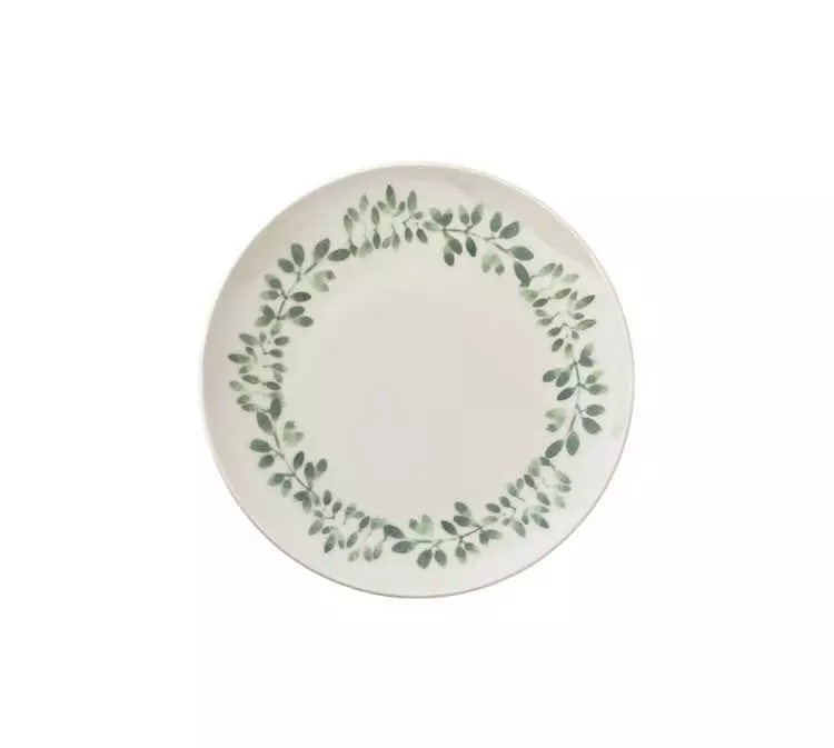 Тарелка мелкая ID Fine Garden 28 см green TVL28DZ-ID1023