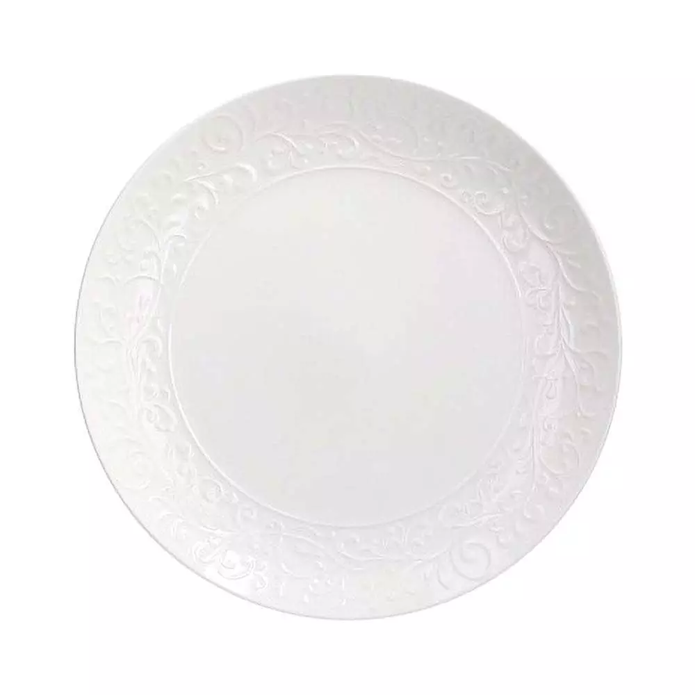Тарілка мілка Tognana Jasmin 28 см bianco - JA000280000 - Фото 1