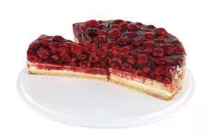 Підставка для торту APS d31 см H4 см біла - 00468