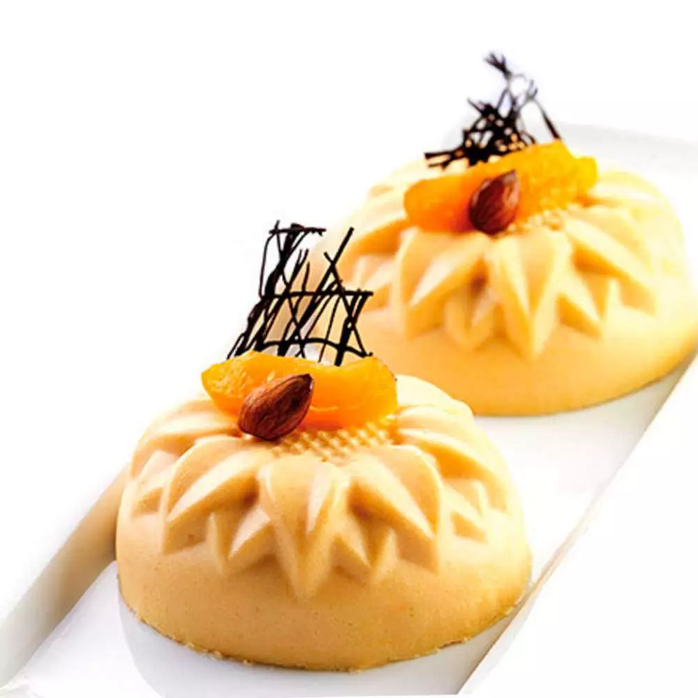 Силиконовая форма для десертов SUNFLOWER Silikomart SF076/C - Фото 2