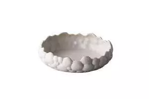 картинка Салатник, тарілка з бортом Studio Raw Bubble curved d20Xh5.5 см 1000 мл white - RD18805 від магазину BarYton
