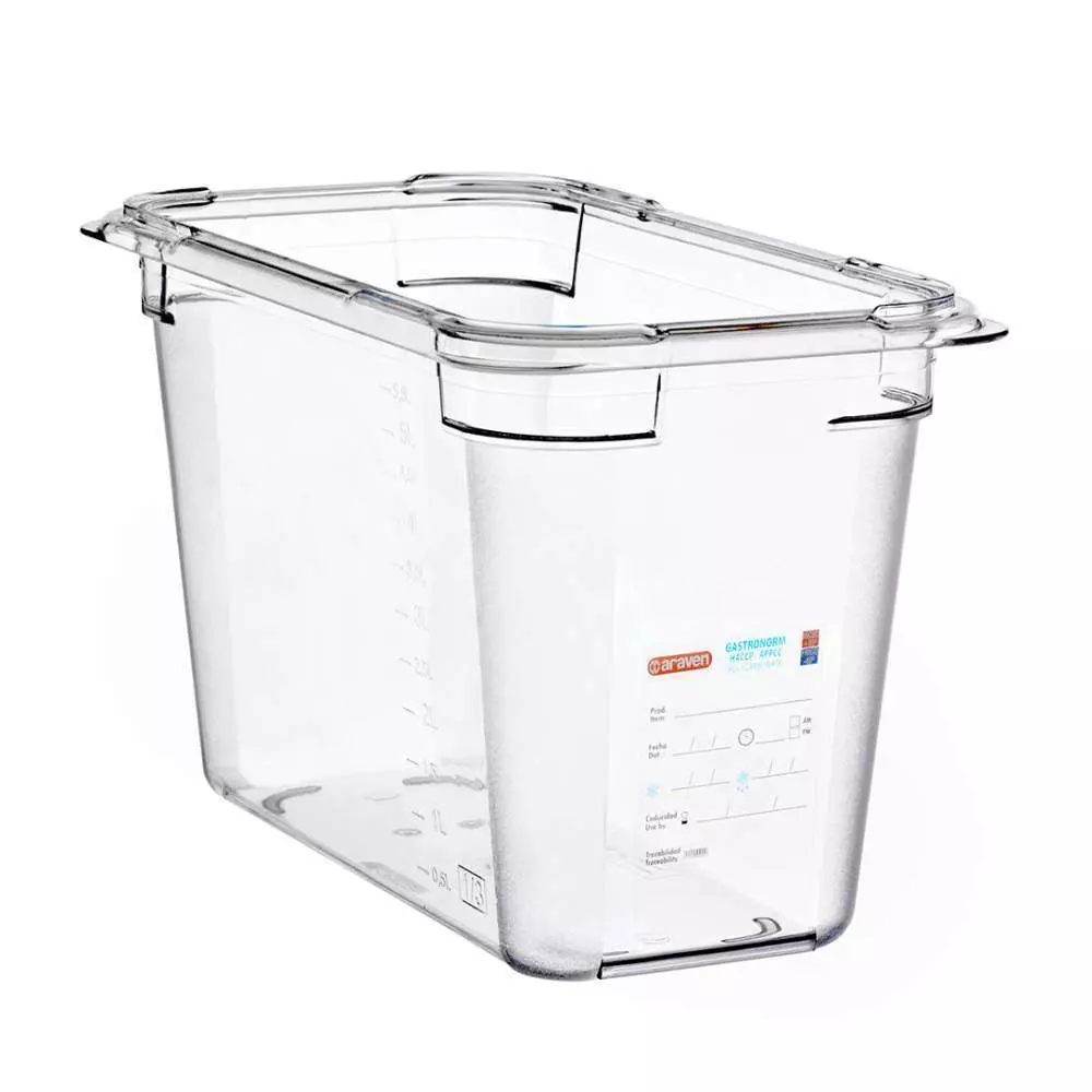 Гастроемкость из поликарбоната GN 1/3 h-20 см 6,7 л Araven 09831