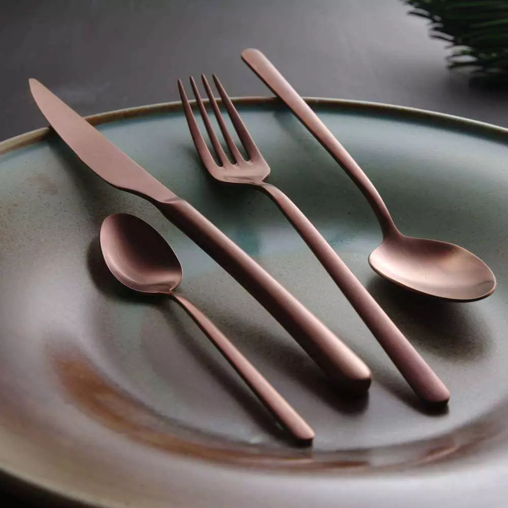 Виделка для торту Fine Dine Amarone Bronze 15.3 см - 764992 - Фото 2