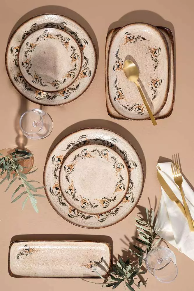 Тарелка мелкая ID Fine Voyage Terra 28.5 см lona 20002-111028 - Фото 4