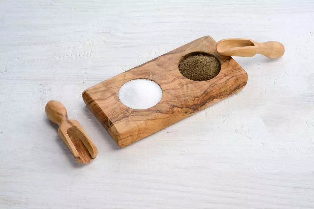 Набір для солі и перцю Cosy&Trendy Organic Wood 14X6 см - 4643191 - Фото 2