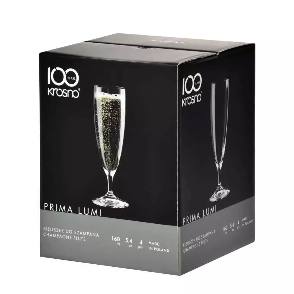Келих для шампанського Krosno Prima Lumi 160 мл - 5900345927749 - Фото 3