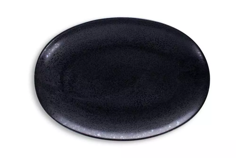 Тарелка овальная Ariane Oxide 32 см cinder AVCARNA64015032 - Фото 4