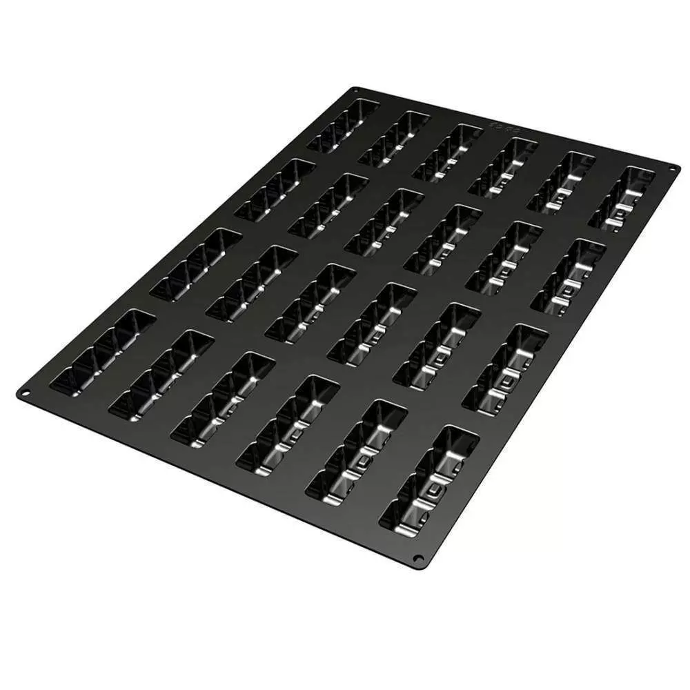 Силиконовая форма для десертов ЧЕТЫРЕ КУБА Silikomart SQ027/YL - Фото 2